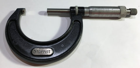 Starrett 436RL-2 Outside Micrometer, 1-2" Range, .001" Graduation *USED/RECONDITIONED*