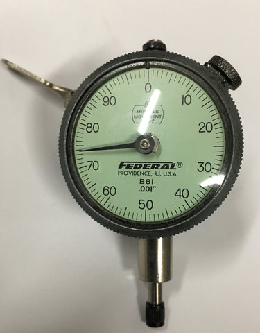 Mahr Federal B8I Dial Indicator with Thumb Lever, 0-.250" Range, .001" Graduation *USED/RECONDITIONED*