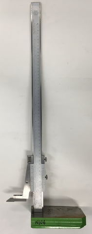 Fowler 52-175-020 Helios Vernier Height Gage, 0-20"/55cm Range, .001"/0.05mm Graduation *USED/RECONDITIONED*