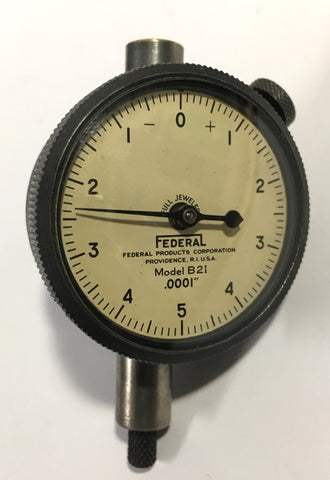 Mahr Federal B2I Dial Indicator with Lug Back, 0-.025" Range, .0001" Graduation *USED/RECONDITIONED*