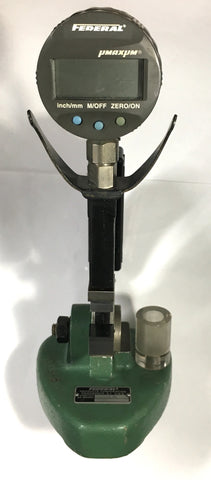 Mahr Federal 301P-1 Indicating Electronic Snap Gage with Stand and EDI 10102 Maxum, 0-1"/25.4mm Range,  .00005"/0.001mm Resolution *USED/RECONDITIONED*