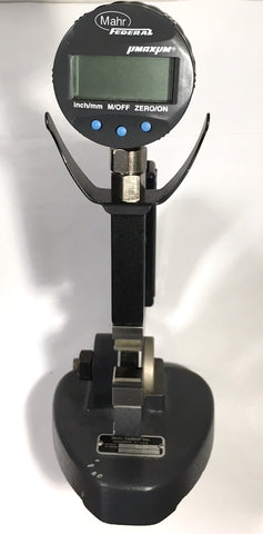 Mahr Federal 300P-1 Indicating Electronic Snap Gage with Stand and EDI 20102 Maxum, 0-1"/25.4mm Range,  .00002"/0.0005mm Resolution *USED/RECONDITIONED*