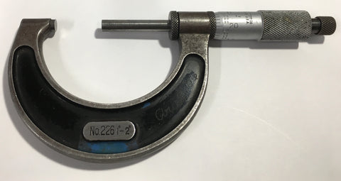 Starrett 226R-2 Outside Micrometer 1-2" Range .001" Graduation *USED/RECONDITIONED*