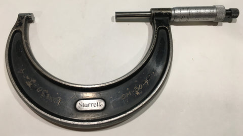 Starrett T436XR-4 Outside Micrometer, 3-4" Range, .0001" Graduation *USED/RECONDITIONED*