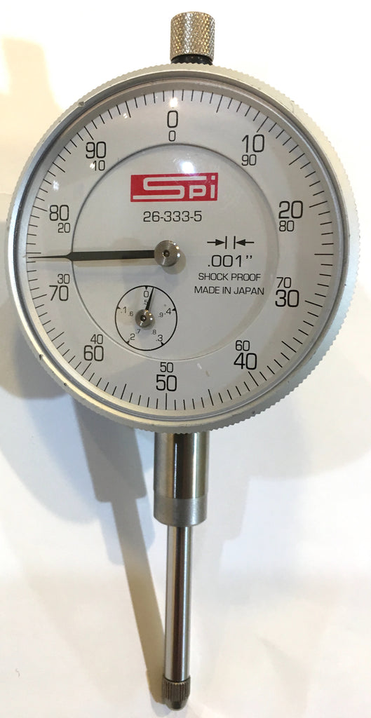 Swiss Precision Instrument 263335 Dial Indicator, 01" Range, .001