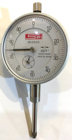 Swiss Precision Instrument 26-333-5 Dial Indicator, 0-1" Range, .001" Graduation *USED/RECONDITIONED*