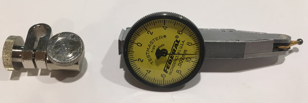 Mahr Federal T-23 Testmaster Metric Dial Test Indicator, 0.200m Range, 0.002mm Graduation  *USED/RECONDITIONED*