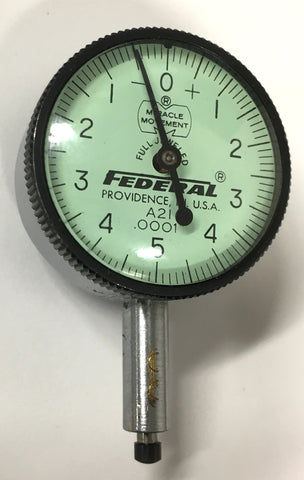 Mahr Federal A2I Dial Indicator, AGD Group 0,  0-.025" Range, .0001" Graduation *USED/RECONDITIONED*