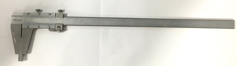 Mitutoyo 160-116 Vernier Caliper with Nib Style Jaws and Fine Adjustment, 0-18" Range, .001" Graduation *USED/RECONDITIONED*