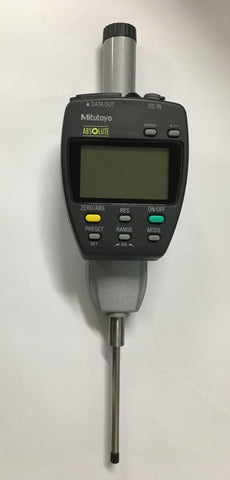 Mitutoyo 543-558-1 ABSOLUTE Digimatic Indicator Flat Back with AC Adapter, 0-2"/0-50mm Range, .00005"/0.001mm Resolution *USED/RECONDITIONED*