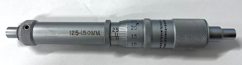 Scherr Tumico 10-0506-18 Tubular Inside Micrometer, 125-150mm Range, 0.01mm Graduation *DEMO*