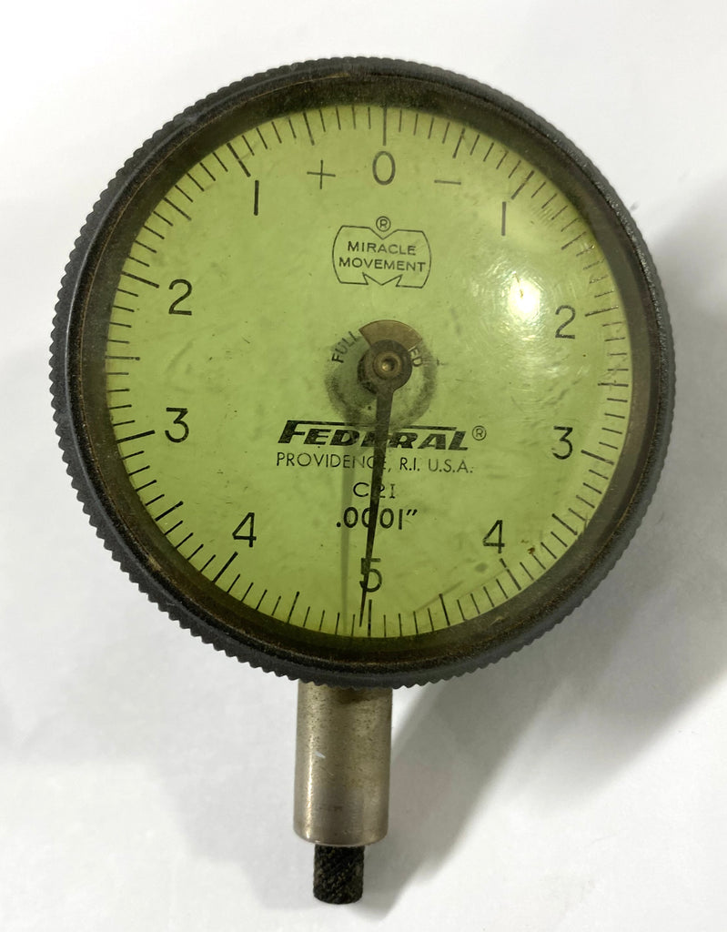 C2i Control Instruments Federal C2I Dial Indicator with Lug Back, 0-.025