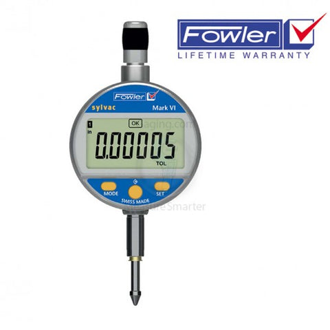 Fowler 54-530-175-0 Mark VI Electronic Indicator 2"/50mm Range .00005"/0.001mm Resolution