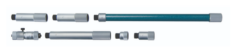 Mitutoyo 137-213 Extension Rod Tubular Inside Micrometer, 2-20" Range, .001" Graduation