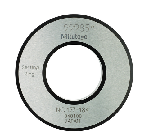 Mitutoyo 177-184 Setting Ring for Holtests and Bore Gages,  1" Size