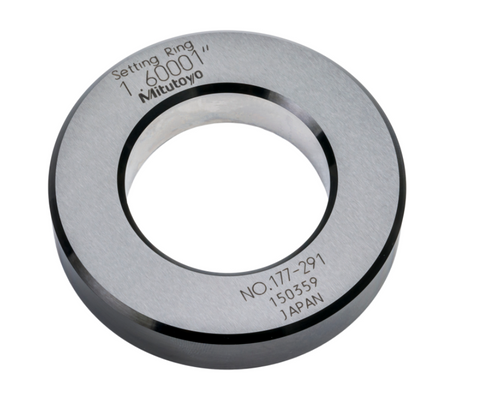 Mitutoyo 177-291 Setting Ring for Holtests and Bore Gages, 1.6" Size