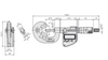 Mitutoyo 314-353-30 3-Flute Digimatic V-Anvil Micrometer, 1-1.6"/25.4-40.64mm Range, .00005"/0.001mm Resolution
