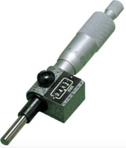 Mitutoyo 250-301 Rolling Digital Micrometer Head, 0-25mm Range, 0.01mm Graduation