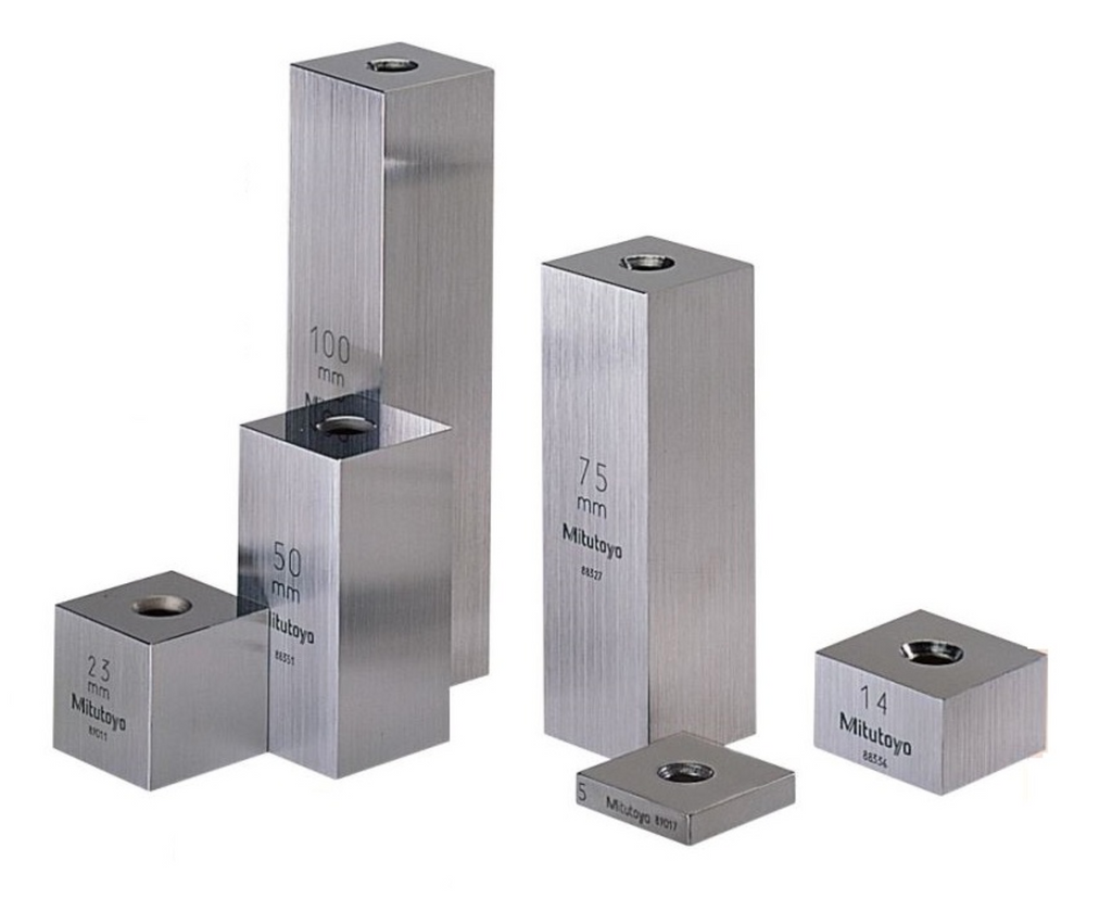 Mitutoyo 614166-531 Square Steel Individual Gage Block, .126", Grade O