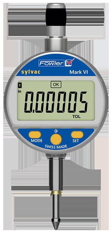 Fowler 54-530-155-0 Mark VI Electronic Indicator 1"/25.4mm Range .00005"/0.001mm Resolution
