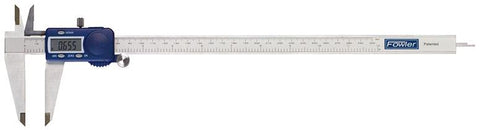 Fowler 54-101-300-1 Xtra-Value Cal Electronic Caliper with Regular Display, 0-12"/0-300mm Range, .0005"/0.01mm Resolution