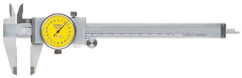 Fowler 52-008-709-0 Machinist Grade Dial Caliper 0-150mm Range, 0.02mm Graduation