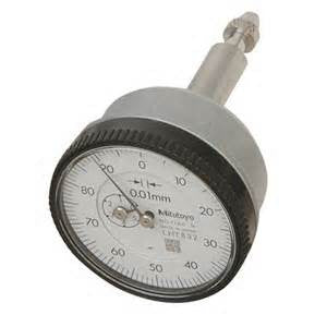 Mitutoyo 1160A  Back Plunger Dial Indicator  0-5mm Range, 0.01mm Graduation