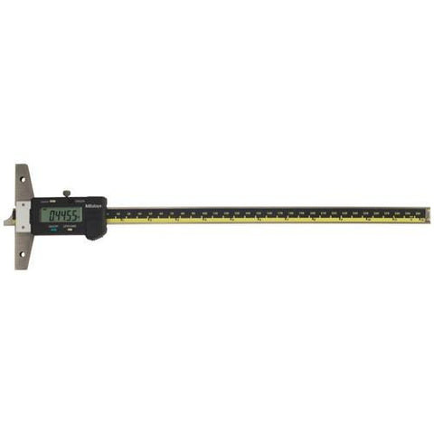 Mitutoyo 571-213-10 ABSOLUTE Digimatic Depth Gage, 0-12"/0-300mm Range , .0005"/0.01mm Resolution