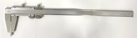 Mitutoyo 160-124 Vernier Caliper with Nib Style Jaws and Fine Adjustment, 0-12" Range, .001" Graduation *USED/RECONDITIONED*