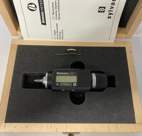 Fowler 54-364-550 Bowers XTD Electronic Holemike Readout, .250-.375"/6-10mm Range, .00005"/0.001mm Resolution *NEW - OVERSTOCK ITEM*