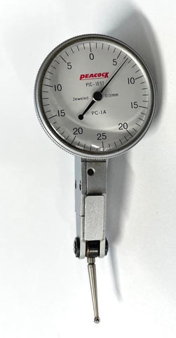 Peacock PC-1A Pic-Test Dial Test Indicator, 0.5mm Range, 0.01mm Graduation *USED/RECONDITIONED*