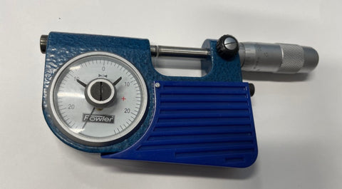 Fowler 52-245-106-0 Indicating Micrometer, 0-1"" Range. .001" Graduation *NEW -Open Box Item*