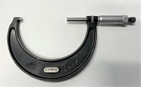Starrett T436RL-4 Outside Micrometer, 3-4" Range, .0001" Graduation *USED/RECONDITIONED*