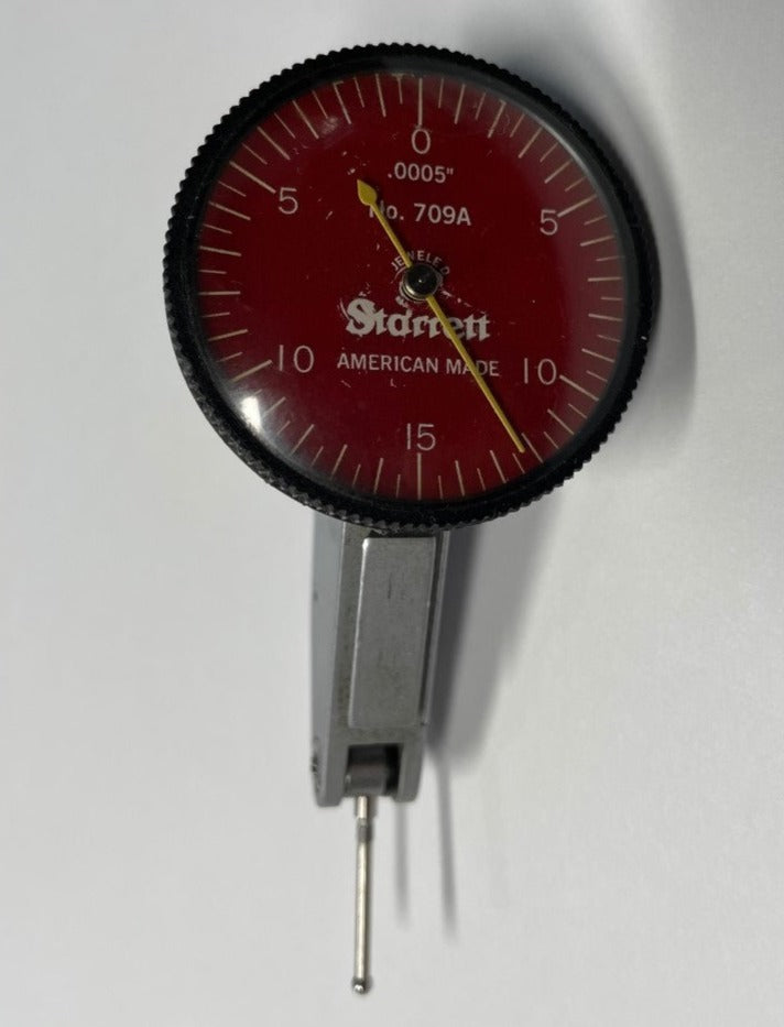 Starrett R709A Dial Test Indicator, .030" Range, .0005" Graduation *USED/RECONDITIONED*