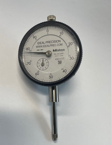 Mitutoyo 2416SIP Dial Indicator, 0-1" Range, .001" Graduation, Lug Back *USED/RECONDITIONED*