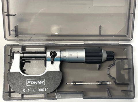 Fowler 52-233-001 Outside Micrometer, 0-1" Range, .0001" Graduation *New-Open Box Item