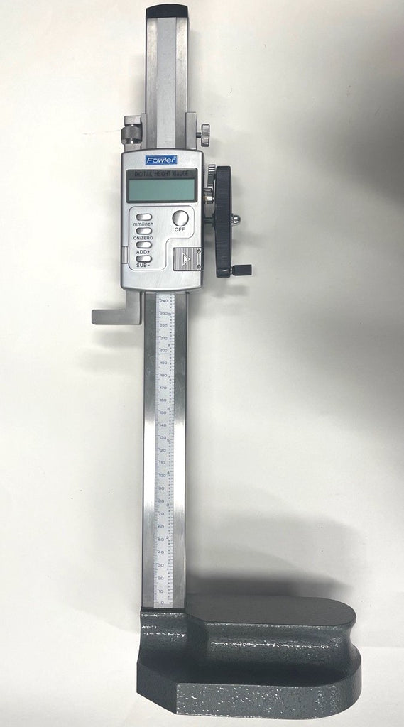 Fowler 54-175-012-0 Z-Height-E Plus Electronic Height Gage, 0-12"/300mm Range, .0005"/0.01mm Resolution *NEW - Open Box Item*