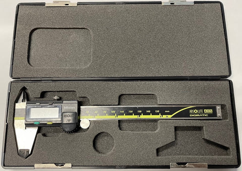 Mitutoyo 500-171-30 Digimatic Caliper, 0-6"/0-150mm Range, .0005"/0.01mm Resolution *USED/RECONDITIONED*