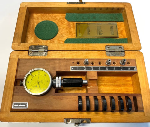 Alina No. 1 Bore Test Set, 1/16 - 5/32" Range, .0001" Graduation *USED/RECONDITIONED*
