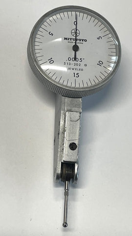 Mitutoyo 513-202 Dial Test Indicator. .030" Range, .0005" Graduation *USED/RECONDITIONED*