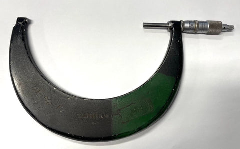 Scherr-Tumico 04-0007-14 Tubular Frame Outside Micrometer, 6-7" Range, .0001" Graduation *USED/RECONDITIONED*