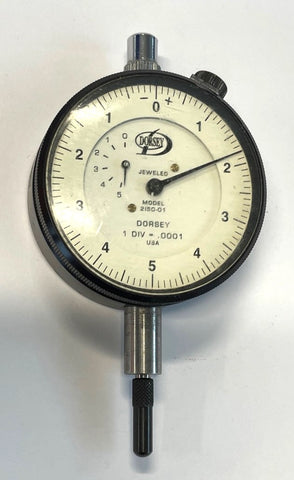 Dorsey 2I50-01 Dial Indicator , 0-.050" Range, .0001" Graduation *USED/RECONDITIONED*